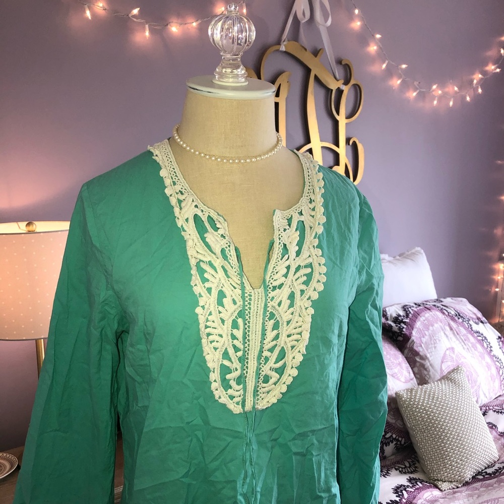 Teal Bathing Suit Cover-Up